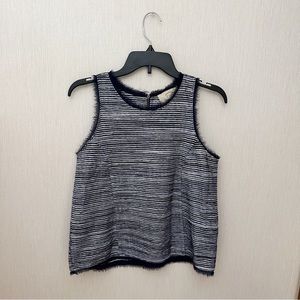 Anthropologie Vanessa Virginia | Striped Fringe Indira Tank Size S